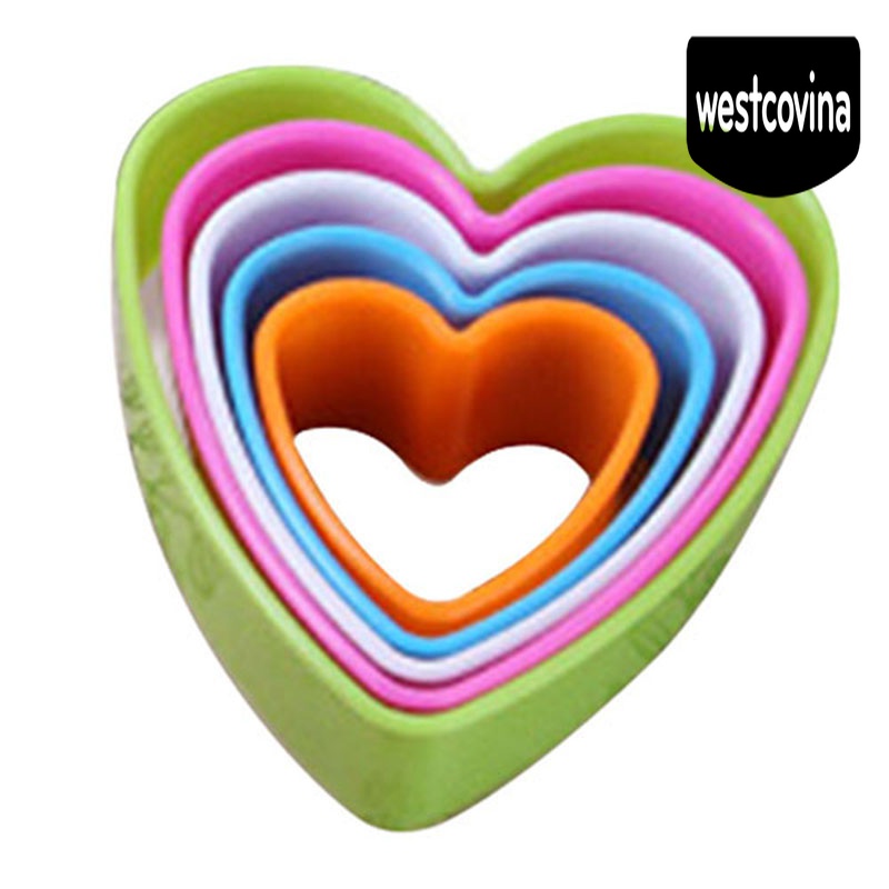 [Hot]☀ Set 5 Khuôn Làm Bánh Quy Đa Năng Tiện Dụng Bằng Nhựa Cao Cấp