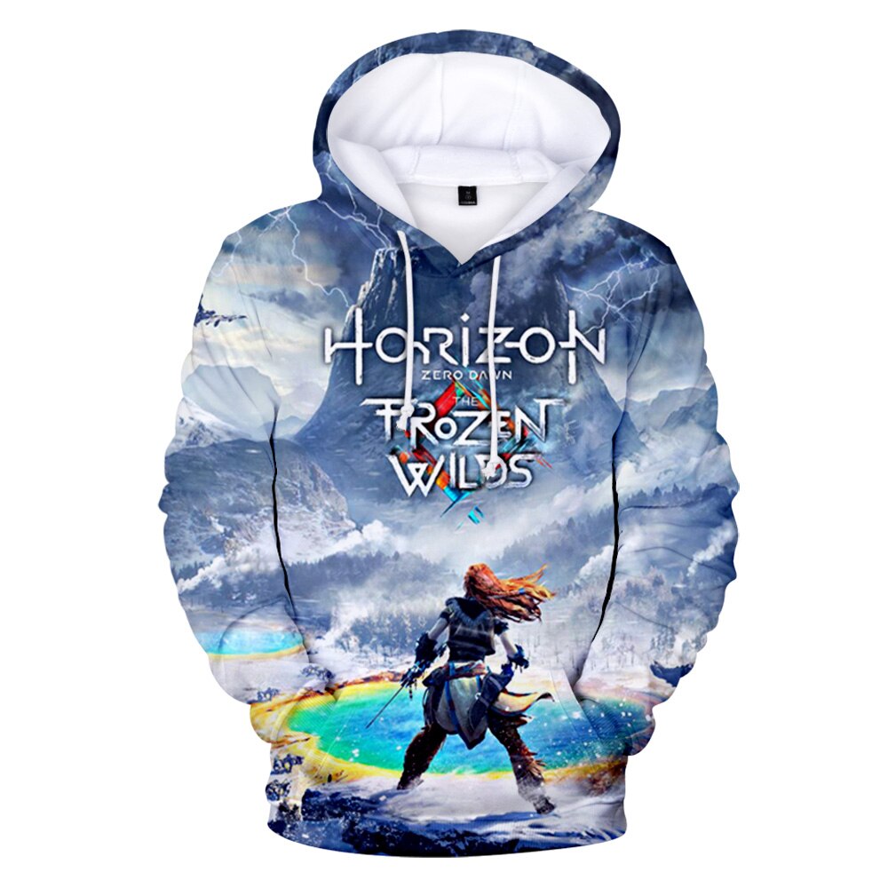 Áo Hoodie Tay Dài In Họa Tiết 3d Horizon Zero Dawn