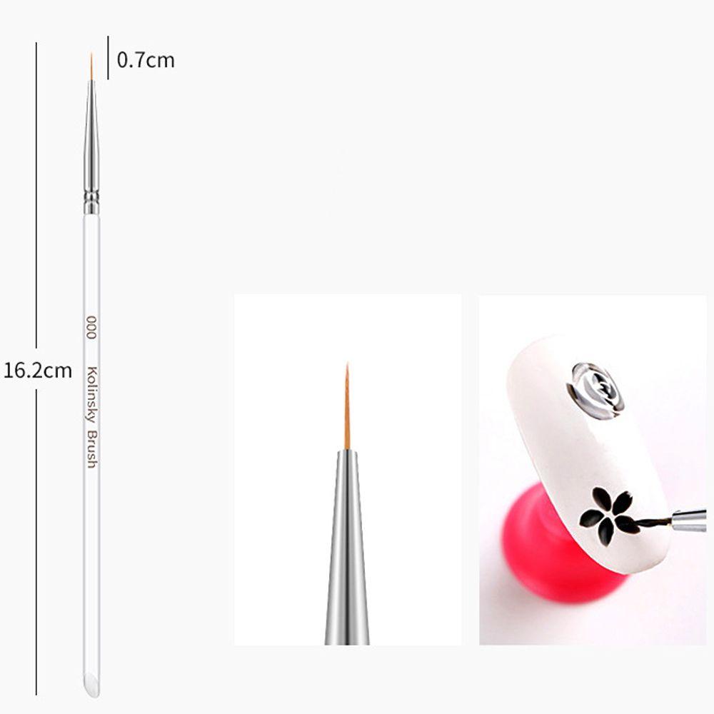 Sơn Móng Tay Gel UV 3D Trong Suốt Kiểu Pháp