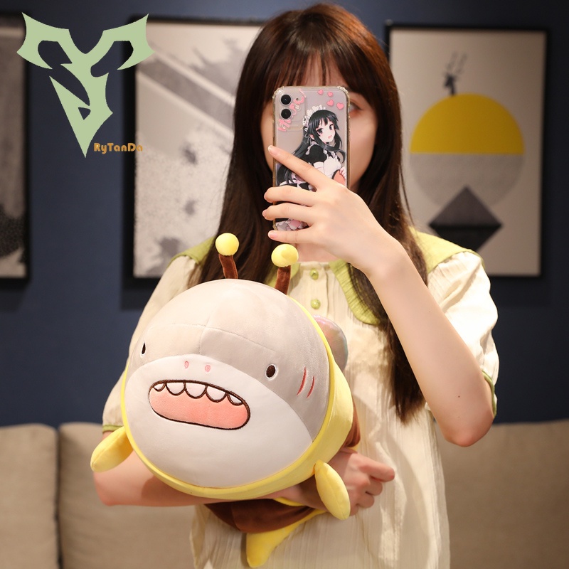 Đồ chơi nhồi bông Hình Cá Mập Dễ Thương Cho Bé