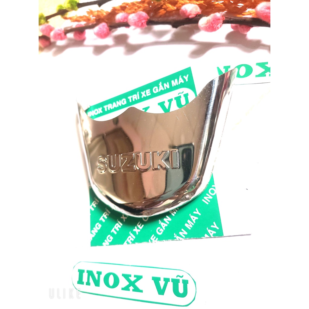 Combo  Ốp dè INOX xe máy VIVA 2013 sản xuất từ năm 2013 đến nay giá 1 cặp + 1 tem titan tài lộc