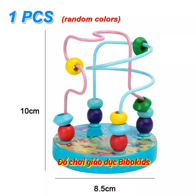 Combo 6 món đồ chơi gỗ giáo dục cho bé phát triển tư duy trí thông minh