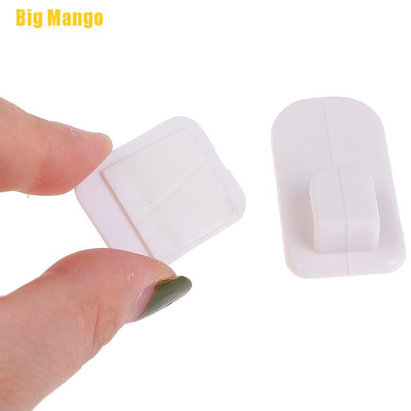 Set 4 Móc Treo Điều Khiển Máy Lạnh / Tv / Chìa Khóa Gắn Tường Hình Quả Xoài