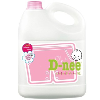 [TKBSB15K giảm 15k cho đơn 200k] Dung dịch nước giặt xả vải Dnee 3000ml (Hồng-Chính hãng)