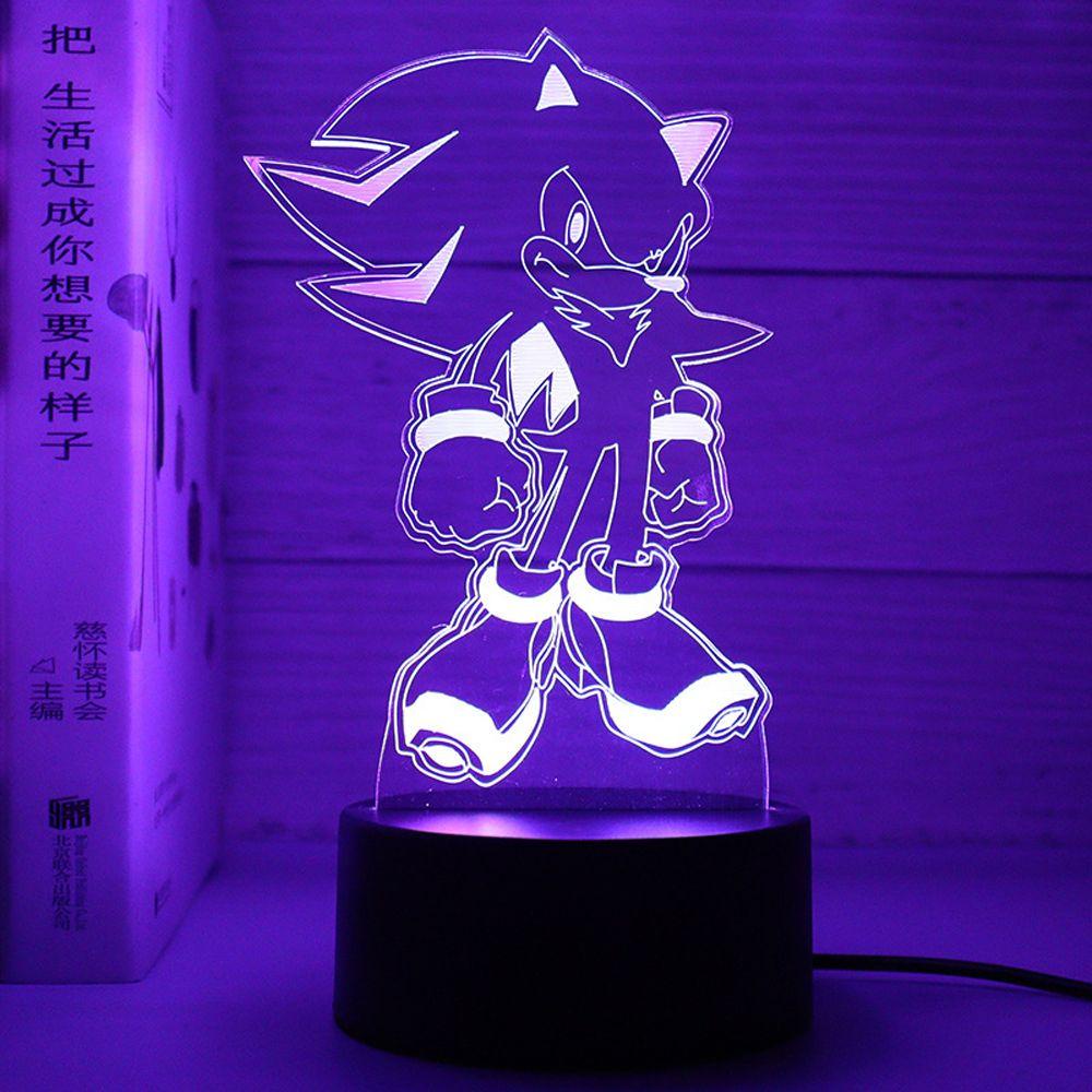 Mô Hình Nhân Vật Sonic Dễ Thương 7 Màu Thay Đổi Độc Đáo Trang Trí Nhà Cửa / Văn Phòng