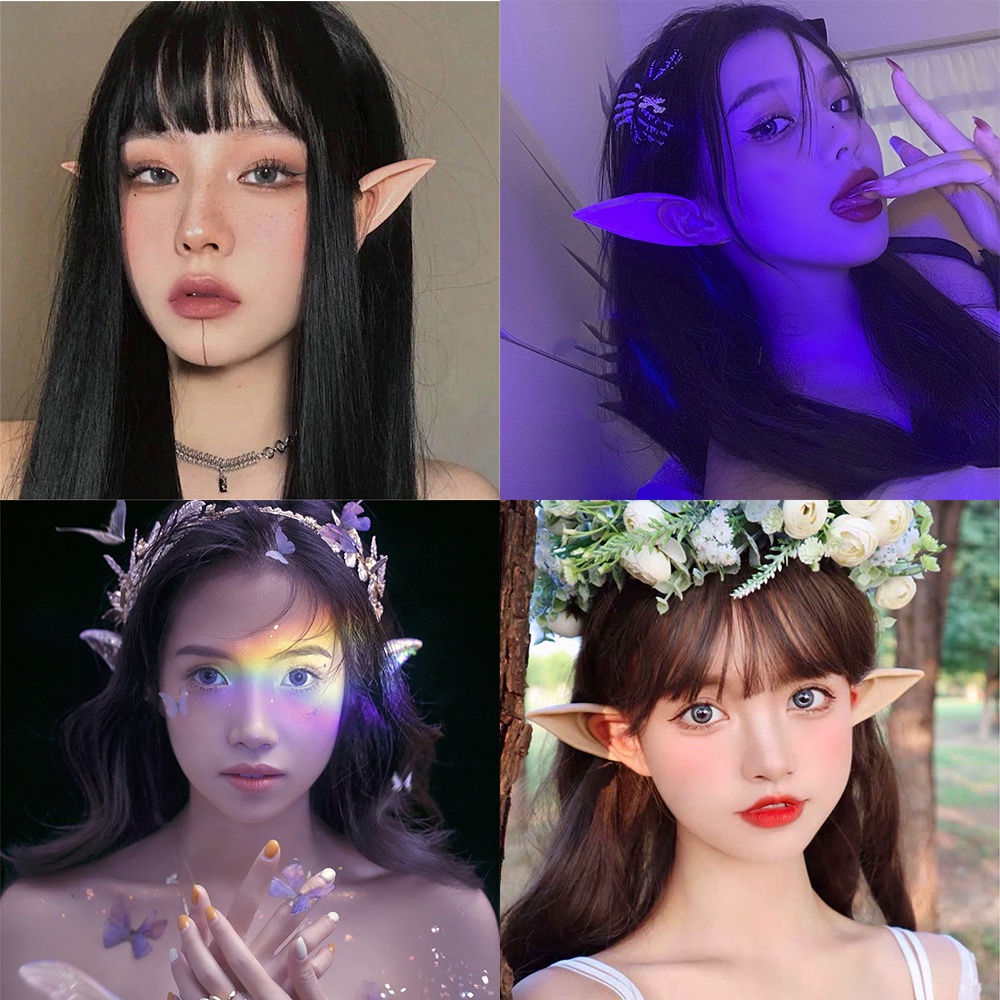 1 Cặp Tai Yêu Tinh Giả Hóa Trang Halloween Cho Bé Aotuo3