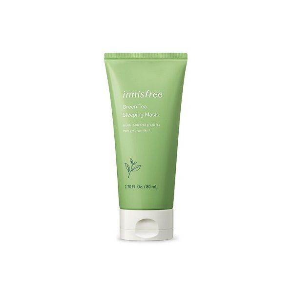Mặt Nạ Ngủ Dưỡng Ẩm Hiệu Quả, Ngăn Ngừa Khô Da, Giảm Các Vết Nhăn Trên Da Innisfree Green Tea Sleeping Mask 80ml