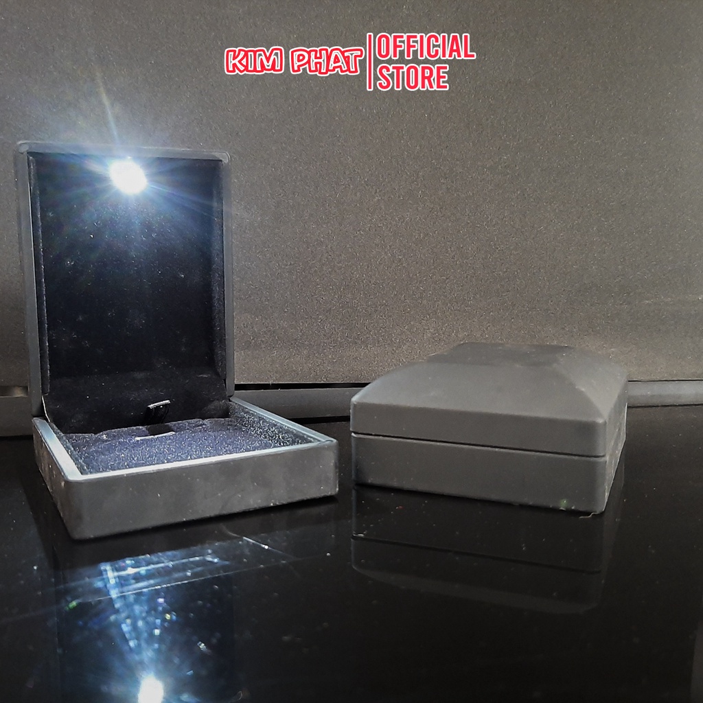 Hộp đựng nhẫn dây chuyền bông tai trang sức bọc nhung các loại