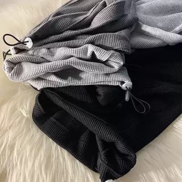 NRVP Quần Thể Thao Nữ Ống Rộng Phong Cách Đường Phố Hàn Quốc Mới