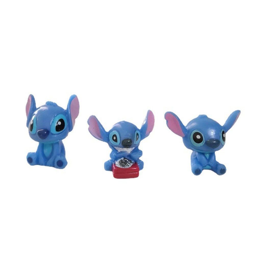 Bộ 12 Mô Hình Nhân Vật Anime Stitch Dễ Thương Dùng Trang Trí