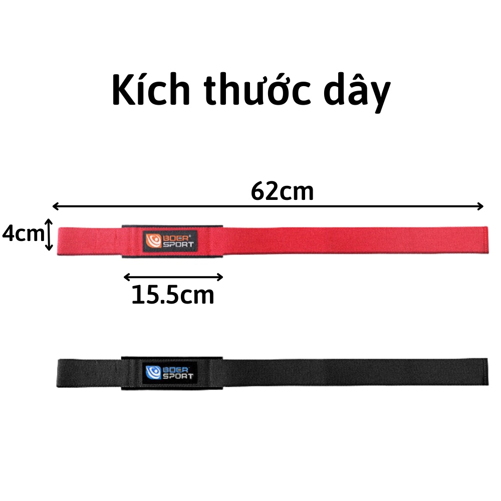 Dây Kéo Lưng Kết Hợp Cuốn Cổ Tay 1 Đôi
