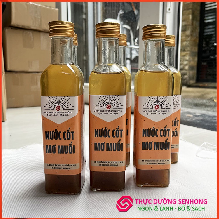 Nước cốt mơ muối lâu năm  Nước dấm mơ 7 năm