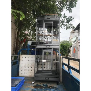 Lồng vẹt 2 tầng mẫu mới