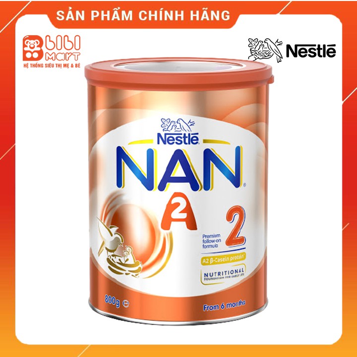 [Date mới] Sữa Nan A2 số 2 800g - [Nan Úc]