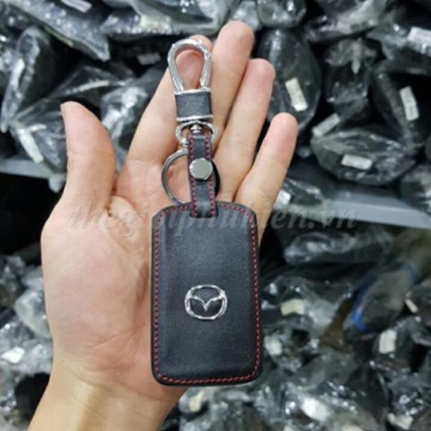 (có video thật) Bao da chìa khoá mazda 3 all new 2020 - ốp khoá da mazda Bảo Hành Uy Tín Lỗi 1 Đổi 1