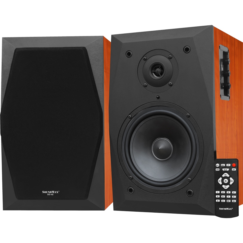 Loa vi tính Soundmax BS-40/2.0 hỗ trợ Bluetooth - Hàng chính hãng