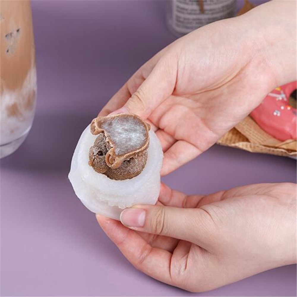 Khuôn Làm Đá Bằng Silicon Hình Gấu 3D Dễ Thương Tiện Dụng.amuoi