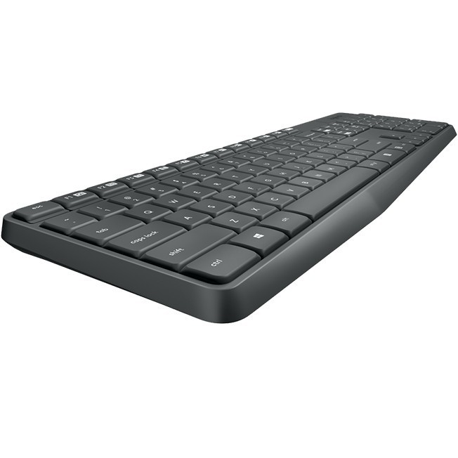 Bộ bàn phím chuột không dây Logitech MK235 - Hàng Chính Hãng - Bảo Hành 1 Năm