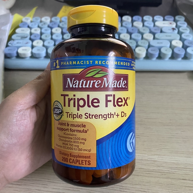 Viên Uống Triple Flex Nature Made Bổ Xương Khớp 200 Viên Của Mỹ