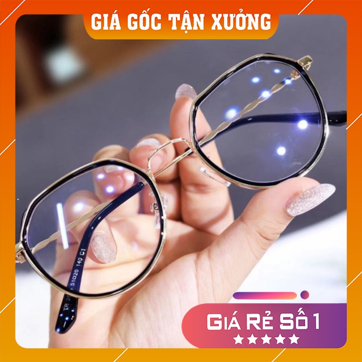 Kính giả cận ❤️𝑭𝒓𝒆𝒆𝒔𝒉𝒊𝒑❤️ MẮT KÍNH MÁT GIẢ CẬN VIỀN ĐEN 805 Thời Trang