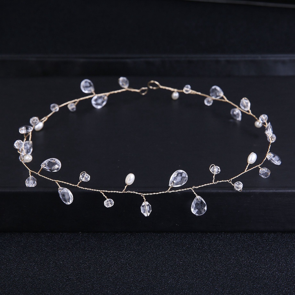 Băng Đô Cài Tóc Hình Vương Miện Cho Cô Dâu