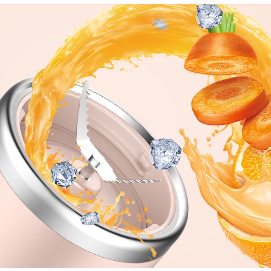 Máy Xay Sinh Tố Cầm Tay Mini - Máy Xay Đa Năng Cầm Tay Sạc Điện