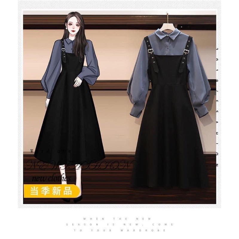 SET ĐẦM TIỂU THƯ DÁNG TAY BỒNG ĐIỆU ĐÀ