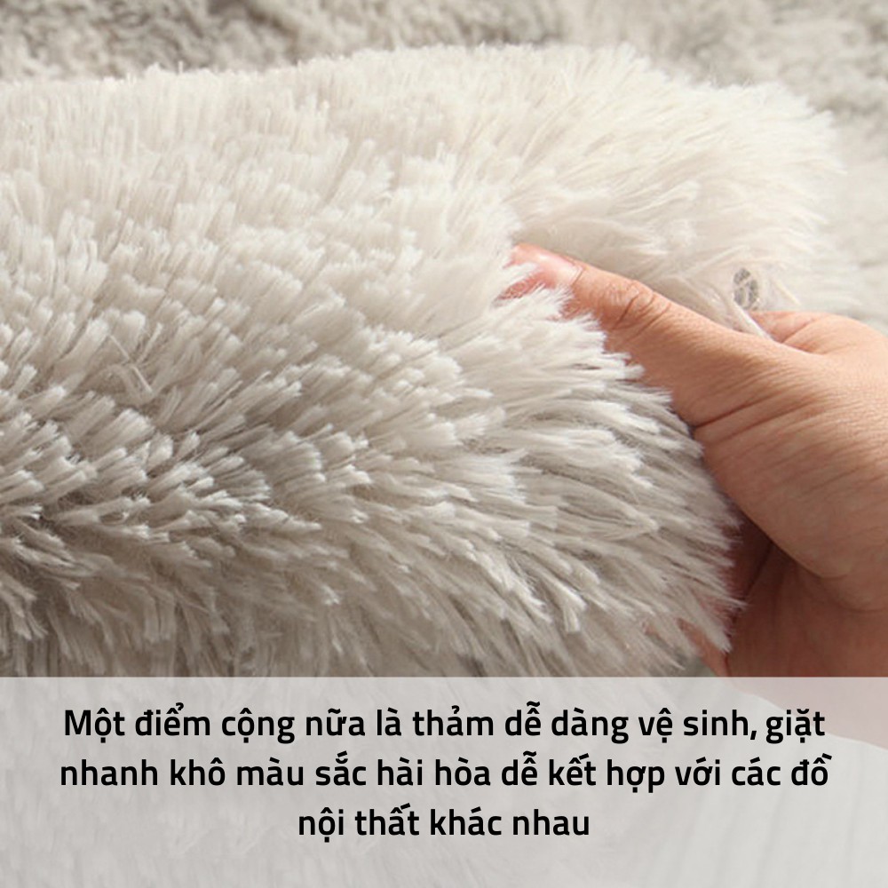 Thảm Trải Sàn, Thảm Lông Loang Trải Sàn Chụp Ảnh, Trang Trí Phòng Ngủ, Phòng Khách TIME HOME