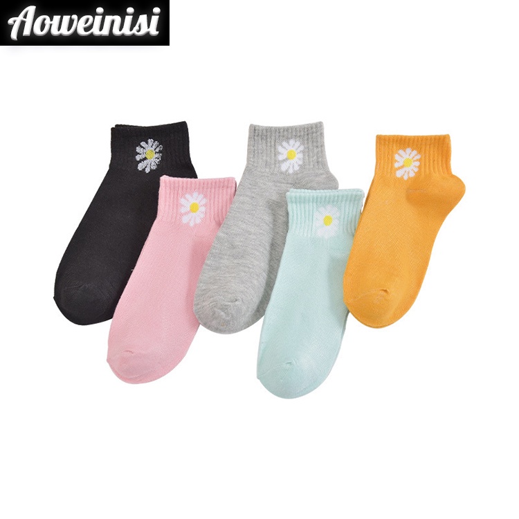 Tất AOWEINISI nhiều màu sắc thời trang cho nữ