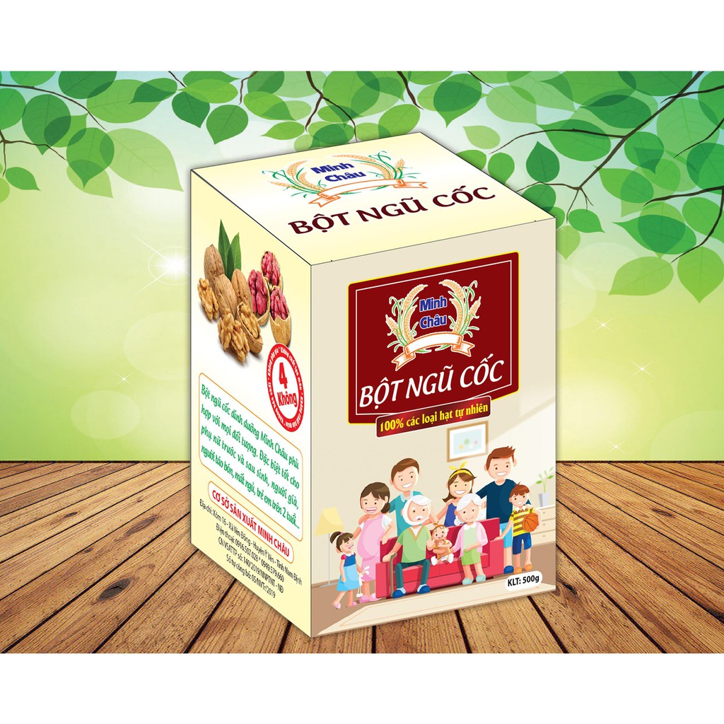 Ngũ Cốc Dinh Dưỡng Minh Châu -25 loại hạt -500g