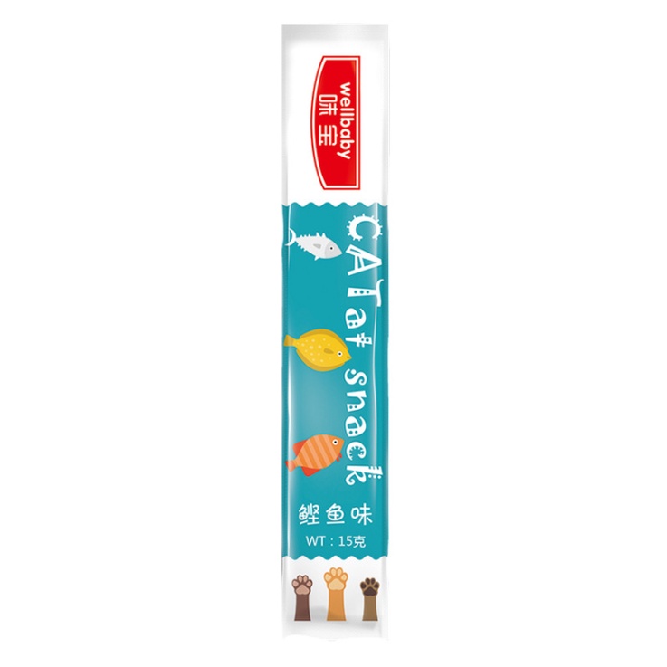 [HCM] Súp thưởng cho mèo Wellbaby dạng thanh 15gr - Đồ ăn vặt cho mèo (nhiều vị)