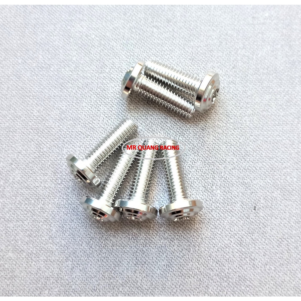 Ốc đĩa 8li25 inox 304 Thái mới gắn cho nhiều dòng xe máy