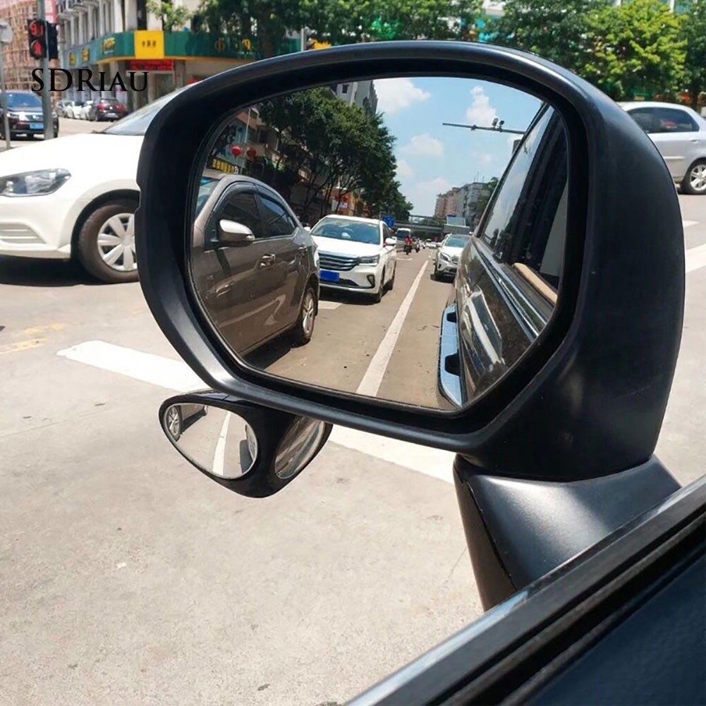 Gương phụ trợ cho gương chiếu hậu xe hơi xoay 360 độ 2 trong 1 tiện lợi chất lượng cao