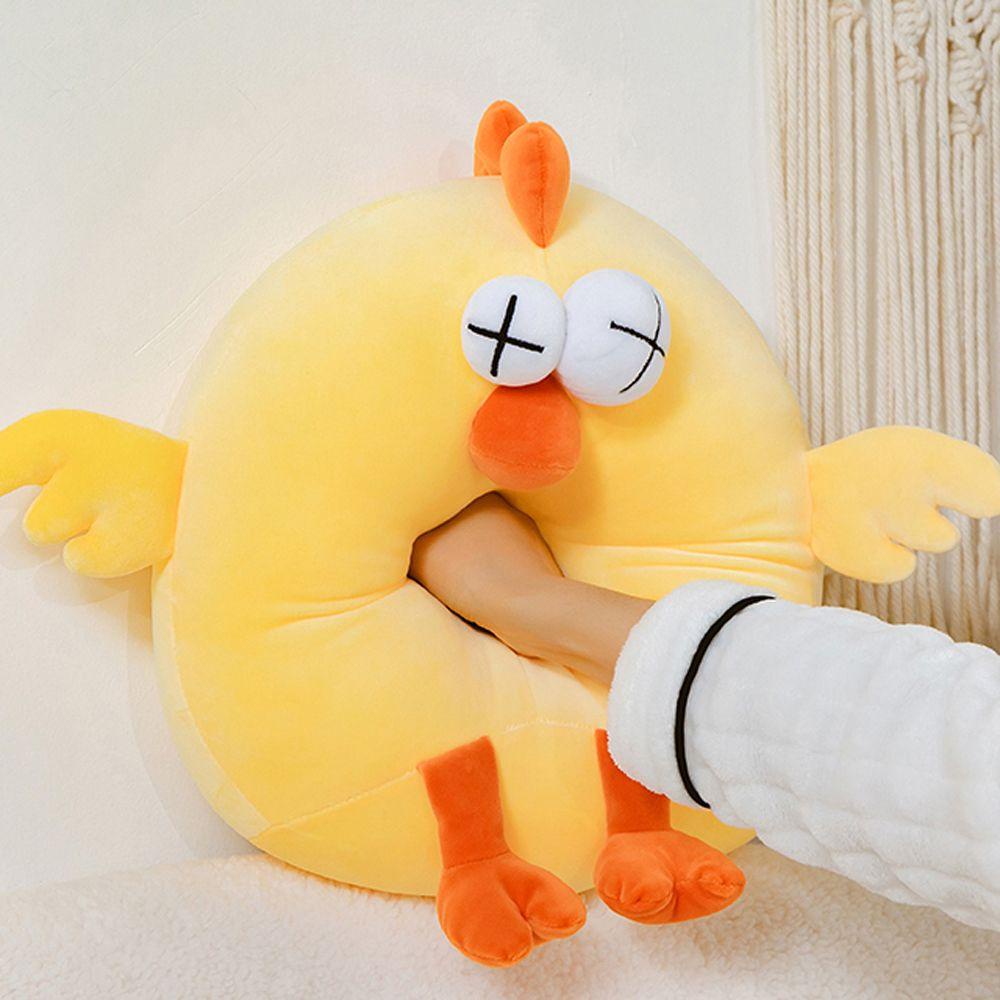 Đồ Chơi Nhồi Bông Hình Gà Đẻ Trứng Hoạt Hình Dành Cho Trẻ Em