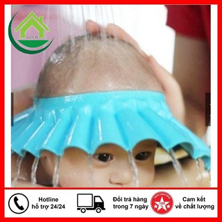 MŨ ĐỘI ĐẦU CHẮN NƯỚC CHO BÉ