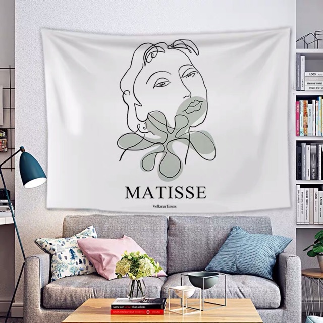 Tranh vải treo tường phong cách Matisse + tặng đèn trang trí -may.decor- | BigBuy360 - bigbuy360.vn