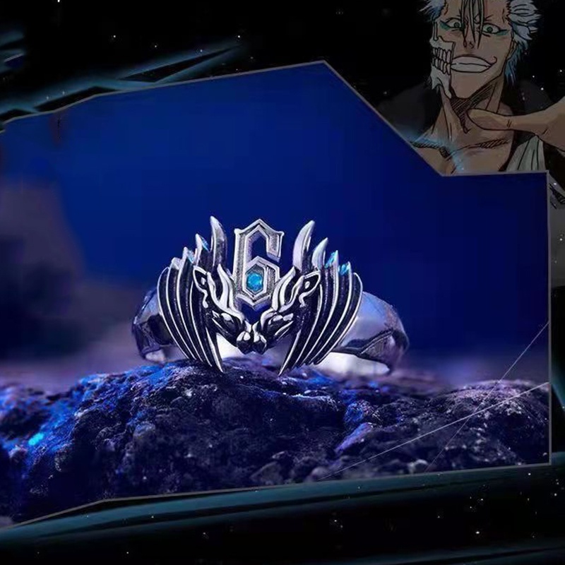 Nhẫn Hở Có Thể Điều Chỉnh Hình Anime Bleach Grimmjow Jeagerjaques Dùng Làm Quà Tặng Cho Nam Và Nữ