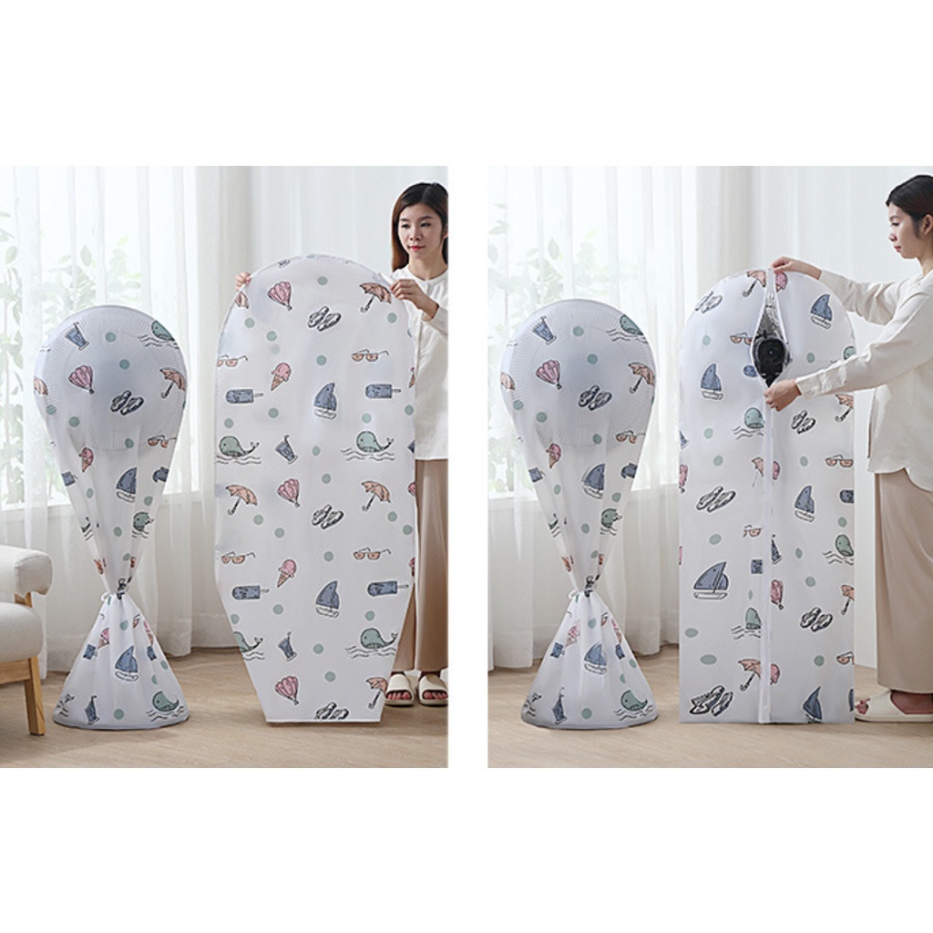 Bọc quạt cây chống bụi  [FREESHIP]❤️Bọc Quạt Cây Chống Bụi Bẩn,Chống Ẩm Mốc,Bọc Toàn Thân 140x60cm Loại Dày