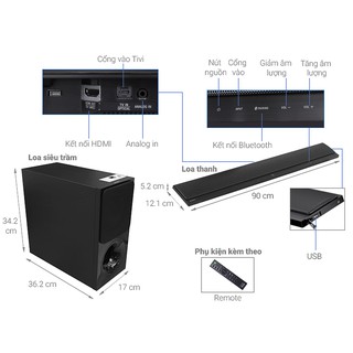 Dàn âm thanh Sound Bar Sony HT-CT390