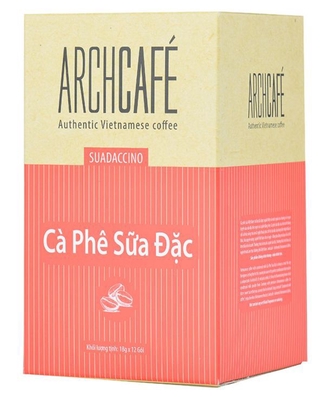 Cà phê Sữa Đặc hòa tan Archcafé 216g (12 gói/hộp)