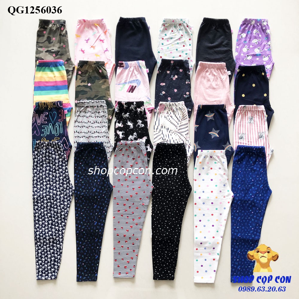 Quần legging dài bé gái (25-40kg)