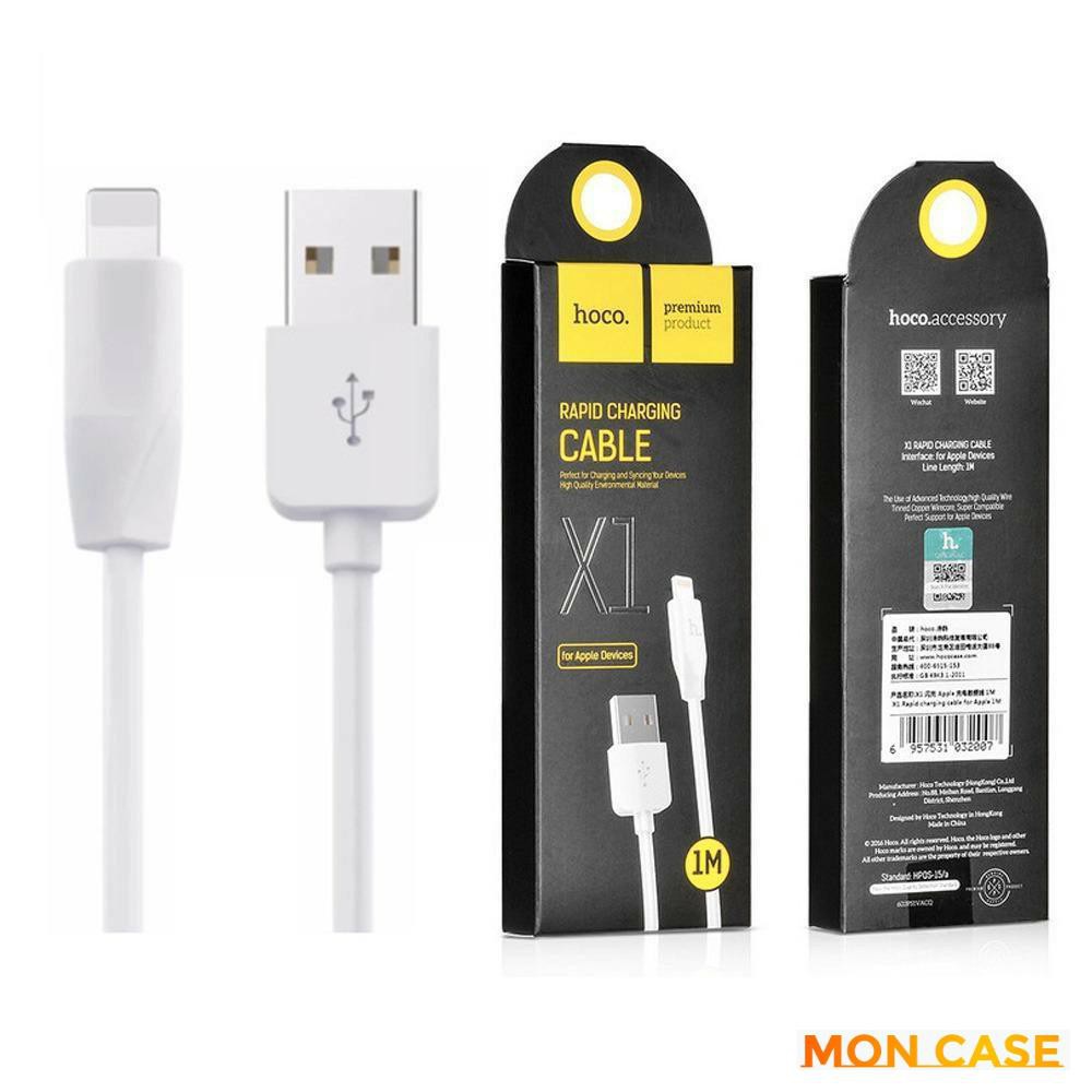 Cáp sạc cho iphone/Ipad/Micro USB hàng hoco X1- dài 1 mét