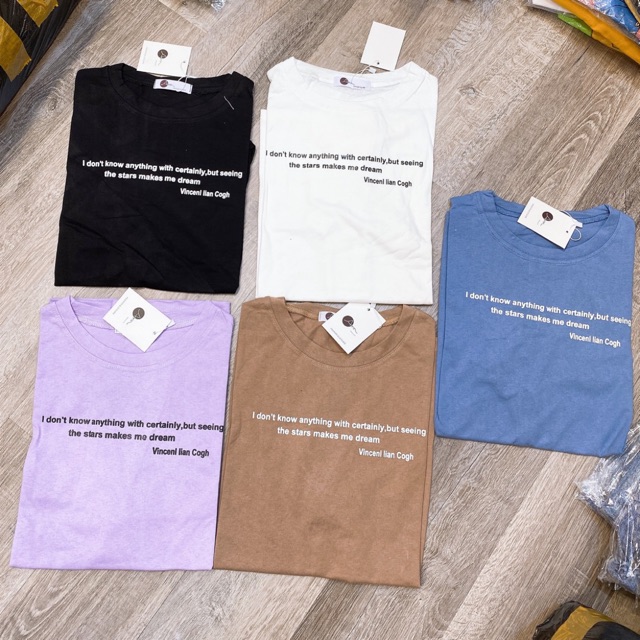 Áo phông chữ nhỏ - A.studio hàng QC