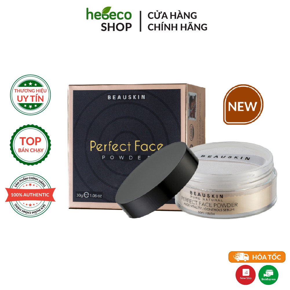 Phấn phủ dạng bột  kiểm soát nhờn và bảo vệ da Beauskin Perfect Face Powder #21 - Hàn Quốc Chính Hãng