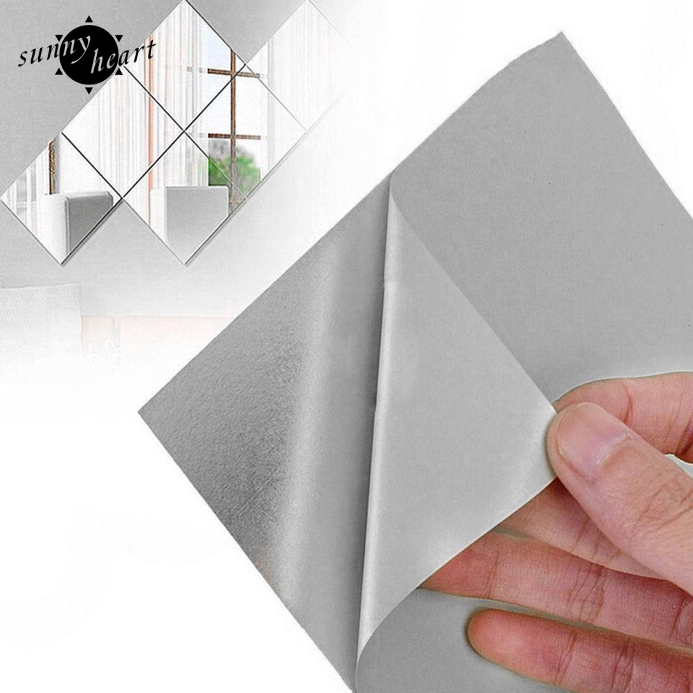 9 Miếng Dán Tường Hiệu Ứng Gương