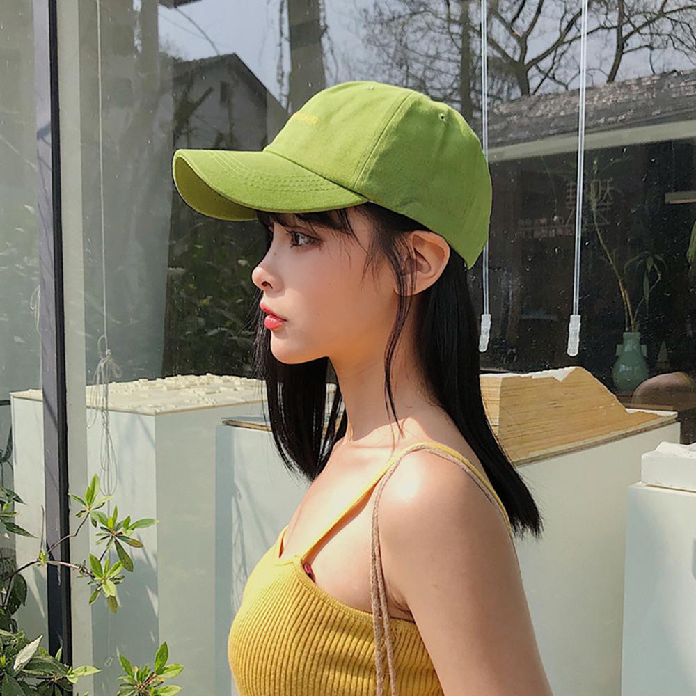 Mũ Lưỡi Trai Thêu Chữ Phong Cách Hiphop Cho Cặp Đôi