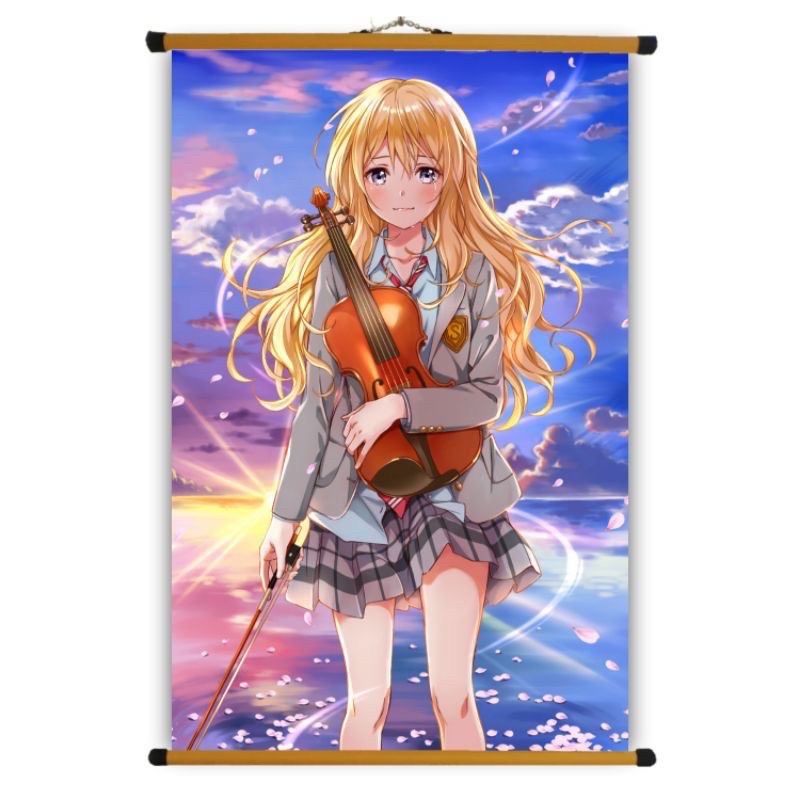 Poster Vải Anime Lời nói dối tháng Tư (Your Lie In April - Shigatsu wa Kimi no Uso)