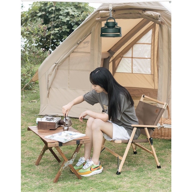 Quạt tích điện đa năng NatureHike NH21ZM003 kiêm đèn treo lều cắm trại, ngoài trời