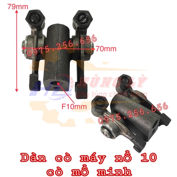 Dàn cò máy nổ 10 cò mổ minh phụ tùng máy nông nghiệp phụ tùng Hùng Lỳ