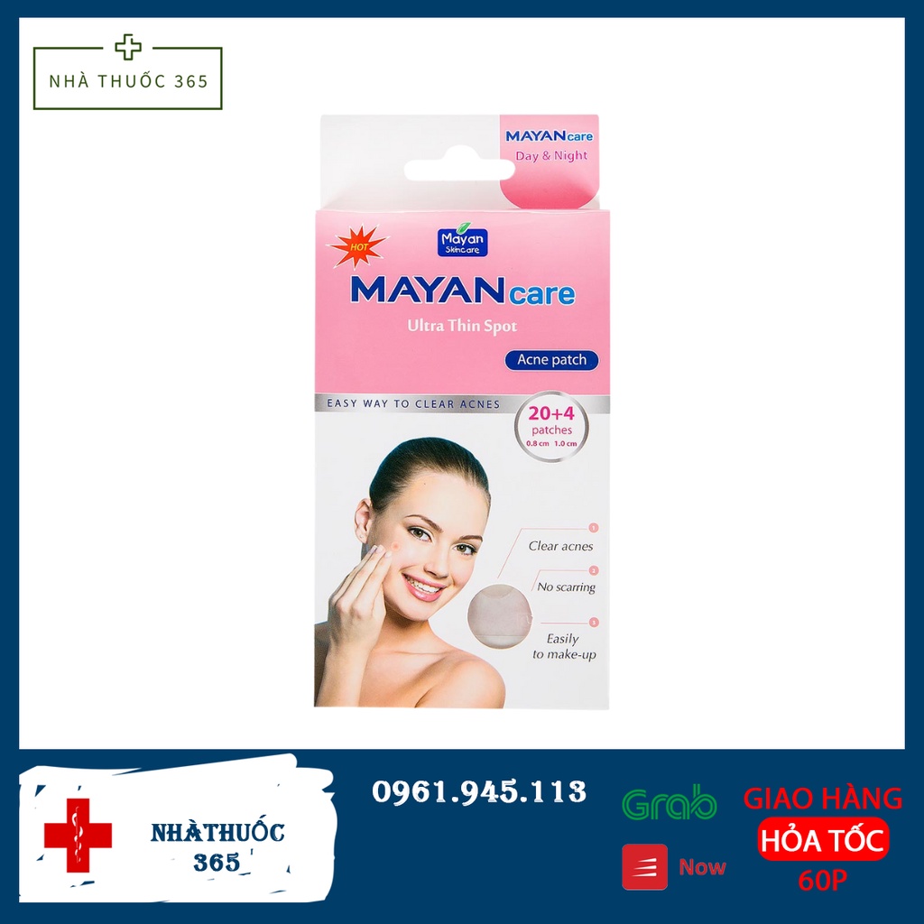 MIẾNG DÁN MỤN MAYAN CARE 0.8